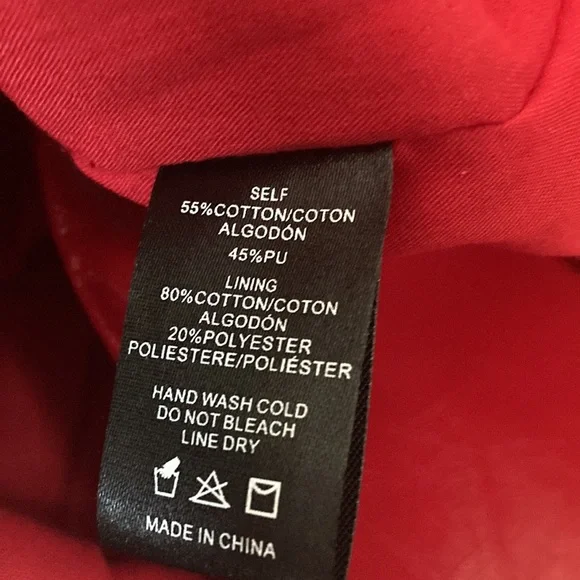 Beautiful Pencil Leather Imitation Skirt, size-XXS,Red, lined - Picture 10 of 10